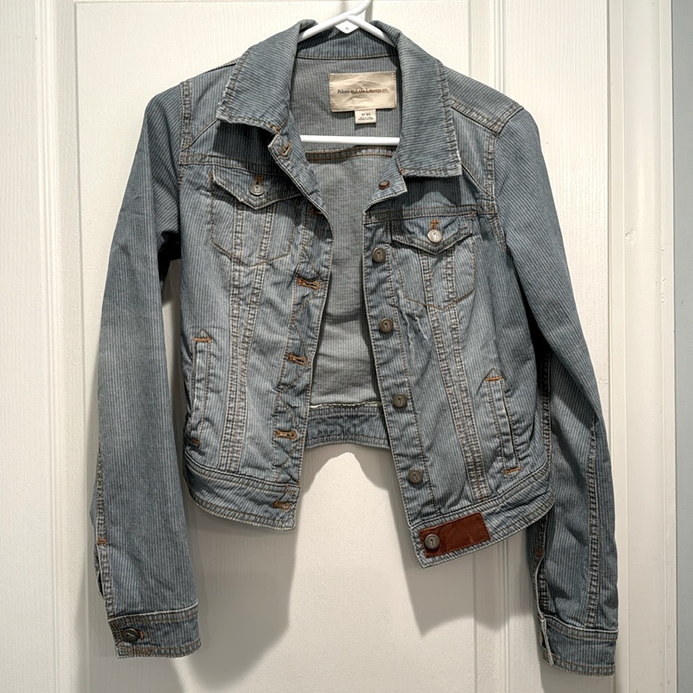 Anthropologie Pilcro and the Letterpress Jean Jacket XS